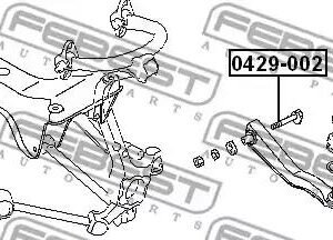 MITSUBISHI MB911314 Vis de correction du carrossage