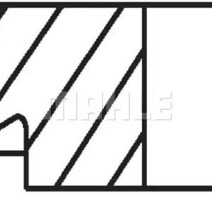 MAHLE ORIGINAL 021 62 N0 Jeu de segments de pistons
