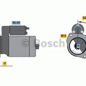 Démarreur 0 986 013 850 BOSCH