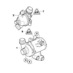 BMW 11 51 7 586 929 Pompe à eau