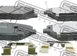 Kit de plaquettes de frein, frein à disque (1201-SANF - FEBEST)