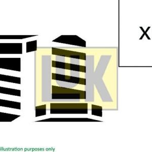 LUK 411 0122 10 Visserie, volant moteur