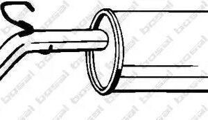 Silencieux arrière (185-683 - BOSAL)