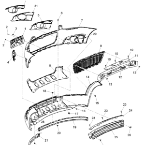 Pemebla 6210NMIN Baguette et bande protectrice, pare-chocs