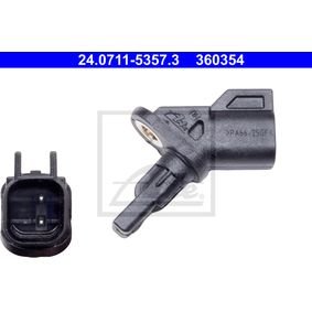 ATE 24.0711-5357.3 Capteur, vitesse de roue