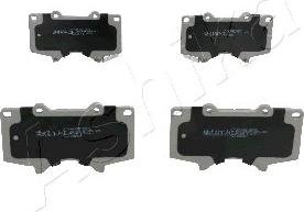 ASHIKA 50-02-205 Kit de plaquettes de frein, frein à disque