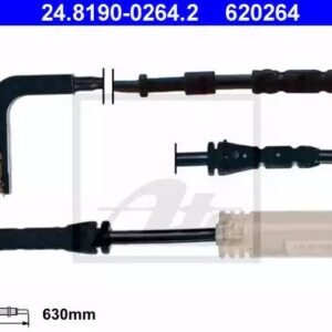 ATE 24.8190-0264.2 Contact d'avertissement, usure des plaquettes de frein