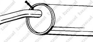 BOSAL 233-347 Silencieux arrière