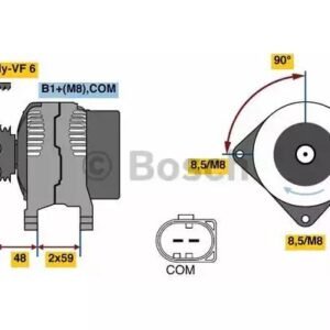 BOSCH 0 986 081 340 Alternateur