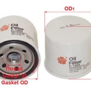 Filtre à huile (C-1204 - SAKURA Automotive)