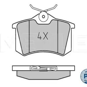 MEYLE 025 209 6117/PD Kit de plaquettes de frein, frein à disque
