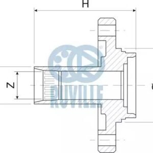 RUVILLE 485503Moyeu de roue