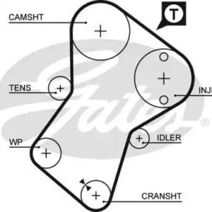 GATES 5049XS Courroie crantée