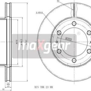 Maxgear 19-2350 Disque de frein