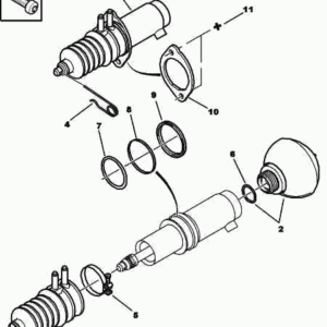 PEUGEOT 5272 72 Cylindre de suspension arrière (Occasion)