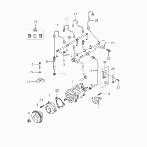 SSANGYONG 6650170003 Support d'injecteur