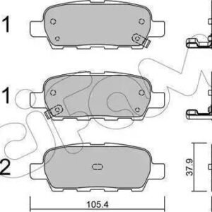 TRW GDB3294 Kit de plaquettes de frein, frein à disque