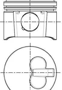 NÜRAL 87-104000-00 Piston