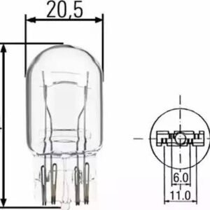 HELLA 8GD 008 893-002 Ampoule, feu diurne