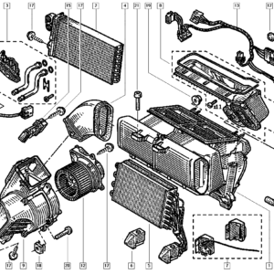 RENAULT/DACIA 7701205590 Evaporateur climatisation (Occasion)