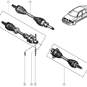 RENAULT 7703067320 Roll Pin