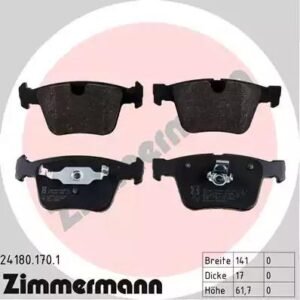 ZIMMERMANN 24180.170.1 Kit de plaquettes de frein, frein à disque