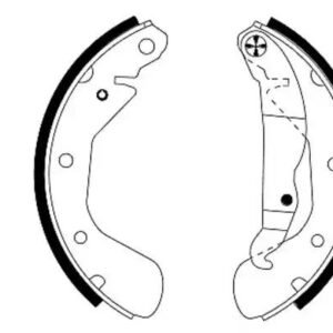 TEXTAR 91044900 Jeu de mâchoires de frein