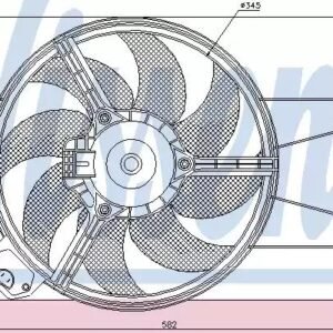 NISSENS 85220 Ventilateur, refroidissement du moteur