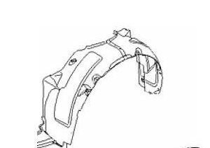 HYUNDAI 868112R500 Garniture, passage de roue