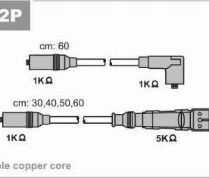 Janmor ABM12P Kit de câbles d'allumage