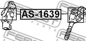 FEBEST AS-1639 Joint, arbre de direction