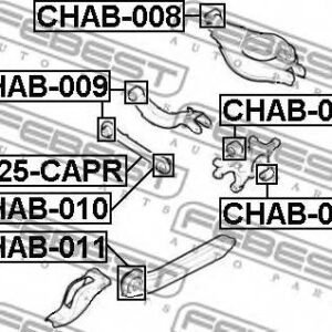 FEBEST CHAB-010 Tables de cuisson, bras de roue