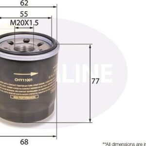 COMLINE CHY11001 Filtre à huile
