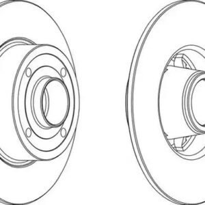 MAXGEAR 19-1046 Disque de frein