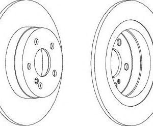 MAXGEAR 19-2680 Disque de frein