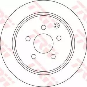 TRW DF4353 Disque de frein