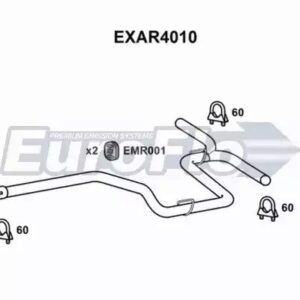 ALFA ROMEO 50501756 Tuyau d'échappement
