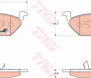 A.B.S. 37155 Kit de plaquettes de frein, frein à disque