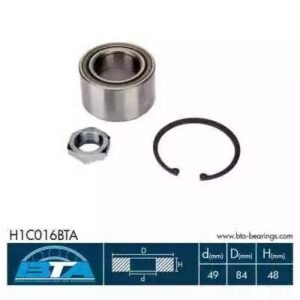 BTA H1C016BTA Kit de roulements de roue