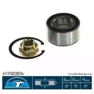 BTA H1F002BTA Kit de roulements de roue