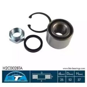 BTA H2C002BTA Kit de roulements de roue