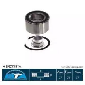 BTA H1F022BTA Kit de roulements de roue