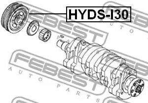 FEBEST HYDS-I30 Poulie, vilebrequin