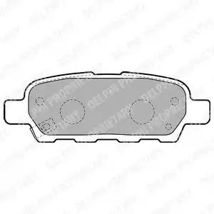 DELPHI LP1807 Kit de plaquettes de frein, frein à disque
