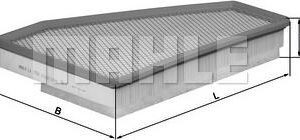 KNECHT LX 1762 Filtre à air