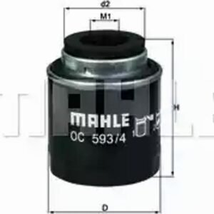 KNECHT OC 593/4 Filtre à huile