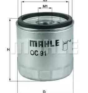 KNECHT OC 91 Filtre à huile