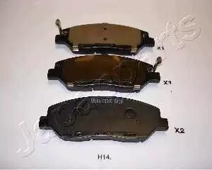 JAPANPARTS PA-H14AF Kit de plaquettes de frein, frein à disque