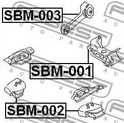 FEBEST SBM-002 Support moteur