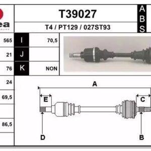 EAI T39027 Arbre de transmission